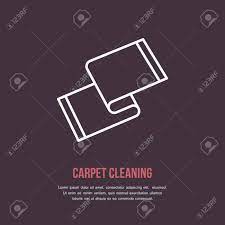 En primer lugar, se pulverizan el agua y el detergente (grupo de limpieza) a través de una boquilla con una presión fija a una distancia de 10 cm. Icono De Limpieza De Alfombras Logotipo De Linea Signo Plano Para La Empresa De La Casa Logotipo Para Negocio De Limpieza En Seco Ilustraciones Vectoriales Clip Art Vectorizado Libre De Derechos Image