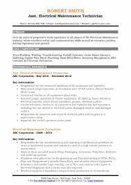 You can stop thinking, and begin working on your resume. Electrical Maintenance Technician Resume Samples Qwikresume