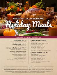 We are having our thanksgiving dinner a little early this year. Rays Food Place Order Holiday Meals Online