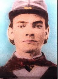 My Great Grandfather Christopher Alderson Gibson and his wife Rachel Simms  Caudill Gibson. Christopher born Whitesburg, Ky 1845. Served in the C.S.A.  50th Va Inf Reg, Co H. Captured at The Battle