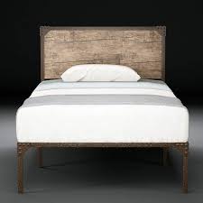Twin Bed Frame With Headboard Mattress Foundation Platform Bed Easy Assembly No Box Spring Needed Strong Metal Slat Buy Online In Botswana At Botswana Desertcart Com Productid 206156447