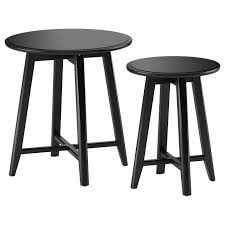 Check spelling or type a new query. Kragsta Black Nest Of Tables Set Of 2 Ikea