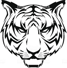 Vector Illustration Of A Tiger Head Disegno Di Tatuaggio Della Tigre Tatuaggi Sulla Testa Arte