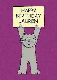 To share this video, copy and send • an epic sloth happy birthday rap, for lauren! Happy Birthday Lauren Cute Pet Cat Card Ad Affiliate Lauren Birthday Happy Cute Happy Birthday Old Birthday Cards Happy Birthday Friend