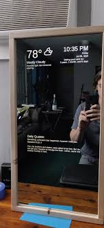 A smart mirror is easy to build.if you know how. I Made My Girlfriend A Smart Mirror For Her Birthday Raspberry Pi