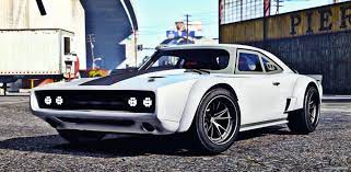 While speeding across ice in the film's climactic race, flames erupt from the car's rear, though it's so far unknown whether it's indeed still powered by a conventional v8. Dodge Charger Fast Furious 8 Fur Gta 5