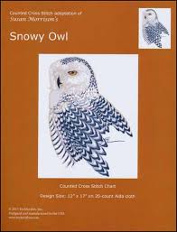 Snowy Owl Cross Stitch Chart