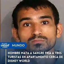 19enero Un hombre asesinó a tres turistas sin motivo aparente en Florida  (EEUU), informó el sheriff del condado de Osceola, Christopher A. Blackmon. Ahmad  Jihad Bojeh, de 29 años, fue detenido por