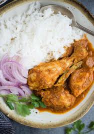 Nasi kandar with chicken varuval. Zero Oil Chicken Curry Recipe The Flavours Of Kitchen