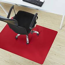 Office Marshal Office Chair Mat Red Hard Floor Protection 30 X 48 Rectangular Office Chair Office Chair Mat Floor Protectors For Chairs