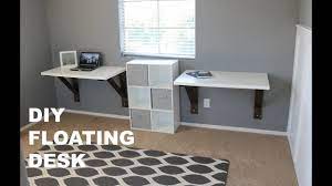 Giant Diy Brackets Go On An Ikea Piece For A Brilliant Ikea Hack Wise Diy Wise Diy Diy Floating Desk Kids Rooms Diy Ikea Floating Desk