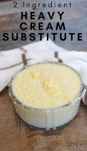 Easy 2 Ingredient Heavy Cream Substitute The Frugal Navy Wife Recipe Heavy Cream Recipes Heavy Cream Substitute Recipes With Whipping Cream