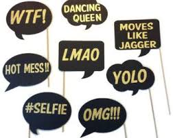 Birthday Photo Booth Props Words Photo Booth Props Happy Birthday Word Bubble Etsy Happy Birthday Words Word Bubble Birthday Words