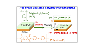 Preparation of Polymer-Immobilized Polyimide Films Using Hot Pressing and  Titania Coatings | Langmuir