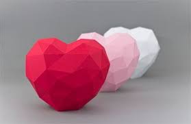 Diese tonpapierherzen sind in einer falttechnik mithilfe einer vorlage entstanden. Deko Herz Papier Origami Design Origami Herz Modulares Origami