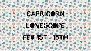 Capricorn Sun Moon Rising Lovescope Feb 1st 15th 2017