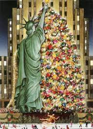 Robot Check Boxed Holiday Cards Lady Liberty Liberty Tree