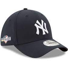 Men S New Era Navy New York Yankees 2019 Postseason Side Patch 39thirty Flex Hat New York Yankees Postseason New Era