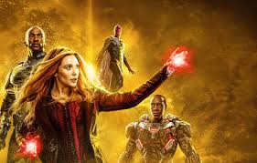 See more ideas about elizabeth olsen, scarlet witch, elizabeth olsen scarlet witch. Wallpaper Fiction Vision Poster Comic Falcon Marvel Scarlet Witch Don Cheadle War Machine James Rhodes Yellow Background Anthony Mackie Anthony Mackie Elizabeth Olsen Elizabeth Olsen Paul Bettany Images For Desktop Section Filmy