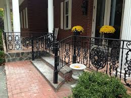 Because of this, professional fabricators and enthusiasts alike are able to select designs, shapes, supplies, and materials that may have been out of reach in the past. Custom Wrought Iron Railing Installation Putnam County Ny R G Wrought Iron Railing