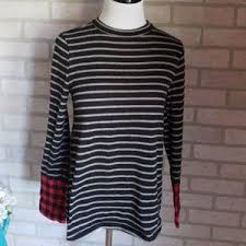 12 Pm By Mon Ami Striped Shirt Size Small