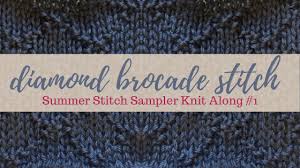 Check spelling or type a new query. Lattice Stitch Summer Stitch Sampler Knit Along Week 5 At Yarn S Length