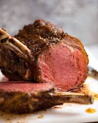 Pat the rib roast dry and liberally season with 1 tablespoon of salt and 1 tablespoon pepper. Standing Rib Roast Prime Rib Recipetin Eats
