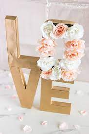 Diy Paper Mache Floral Letter Centerpiece Vicky B Tv Floral Letters Flower Letters Diy Simple Valentine