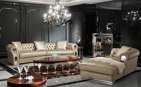 Chrome And Tufted Metallic Leather Come Together To To Create A Luxurious Collection Acc Italian Furniture Modern Luxury Living Room Modern Furniture Stores