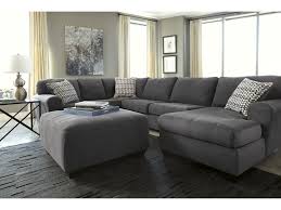 Gray 3 piece theater sectional turn your space into a home theater with the gray 3 piece theater sectional by cambridge home. Benchcraft Sorenton Contemporary 3 Piece Sectional With Right Chaise Wayside Furniture Sectional Sofas