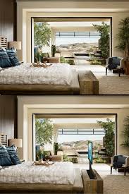 Stunning Addition To The Bedroom A Tv Lifts Out Of The Cabinet At The End Of The Bed So You Can Enjoy The V Bed Linens Luxury Luxurious Bedrooms Tv In