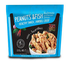 Enjoy Life Crispy Tom Yum Crisp With Peanut And Fish Snacks 80 Grams By Thai Tanya Fish Snacks Yum Snacks