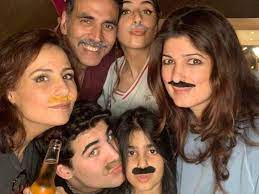 Akshay kumar takes cute daughter nitara kumar to a p00r family home to teach her life lesson buy chamaat eyewear. Akshay Kumar S Son Aarav Turns 18 Mommy Twinkle Khanna Shares Cute Family Pic Says So Proud Of The Man You Have Become