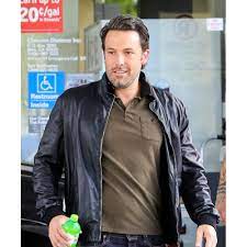 Ben Affleck Black Leather Jacket For Sale Celebrities Jackets Celebrity Jackets Distressed Leather Jacket Celebrities Leather Jacket