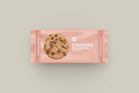 Mailing box free mockup in hand to showcase your packaging design in a photorealistic look. Cookies Flow Pack Mockup 4 Psd Cookie Packaging Mockup Packaging Mockup