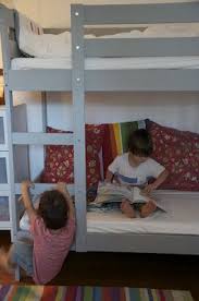Mydal Bunk From Ikea Painted Little Stitches Bunk Ikea Bunk Bed Childrens Bedroom Storage Ikea Kids Room