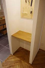 帰宅後のかばん置き場問題を解決した バッグ置き場はリビングに近くの廊下 リノベと暮らしとインテリア リビング インテリア クローゼット 収納