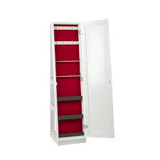 Vintage jewelry and treasures from the past. Brassex Jewelry Cabinet With Mirror 15 5 X 63 5 Wood White Rona
