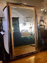 Maybe you would like to learn more about one of these? Monumental Large Full Length Neoclassical Beveled Floor Mirror Black And Gold At 1stdibs