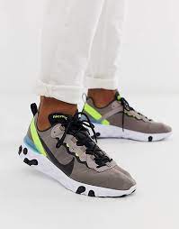 Nike react technology delivers an extremely smooth ride. Nike React Element 55 Graue Sneaker Asos