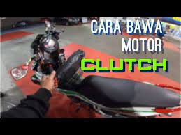 Terutama, saat bikers sering menghadapi jalan bergelombang. Cara Bawa Motor Clutch Atas Jalan Raya Youtube