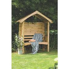Forest Cadiz Arbour 1 7 X 0 73 X 1 95m Garden Swing Seat Wooden Garden Perennial Garden Plans