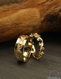 Unique Matching Wedding Bands Set Vine Wedding Rings His And Etsy Wedding Rings Sets His And Hers Couple Wedding Rings Wedding Rings Vintage