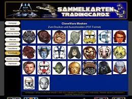 Halloween masken selber machen elegant masken selber basteln. Star Wars Masken Zum Kostenlosen Download