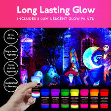 Or get inspiration from the 2021 colors of the year and our gallery for bedroom design ideas. Neon Nights Glow In The Dark Paint 8 Pack 0 7 Fl Oz 20ml Neon Acrylic Paint Colors For Indoor And Outdoor Use On Canvas Wood Metal And Plastic Painting Supplies