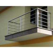 This contemporary design is one of the modern stair railing ideas that can be incorporated in homes with however, the glass stair railing can also be designed for houses with minimal space to make them look larger. Railing Work Metal Balcony Railing Design Manufacturer From Mumbai