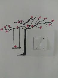 Visit joann & buy the sullivans home hobby table for your crafting & sewing projects. Simple Wall Art Tree Switchboard Painting Novocom Top