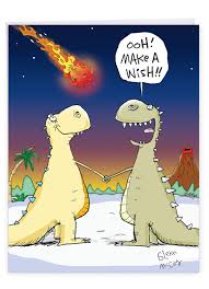 Nothing like making a friend laugh without much effort. Funny Dinosaur Make A Wish Happy Birthday Card Big 8 5 X 11 Inch Big Bold And