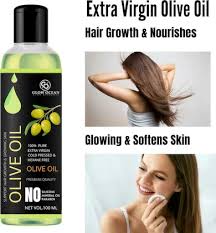 Buy GLOW OCEAN - GLOW EVERYDAY Extra Virgin Olive Oil-100% Pure olive Hair Oil (100 ml) Online at Best Prices in India - JioMart.