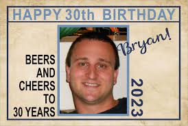 Beer Carrier for Birthdays With Photo Label Personalized 6 Pack Box W/  Label Mens Beer Carton Box Any Birthday for a 6pk